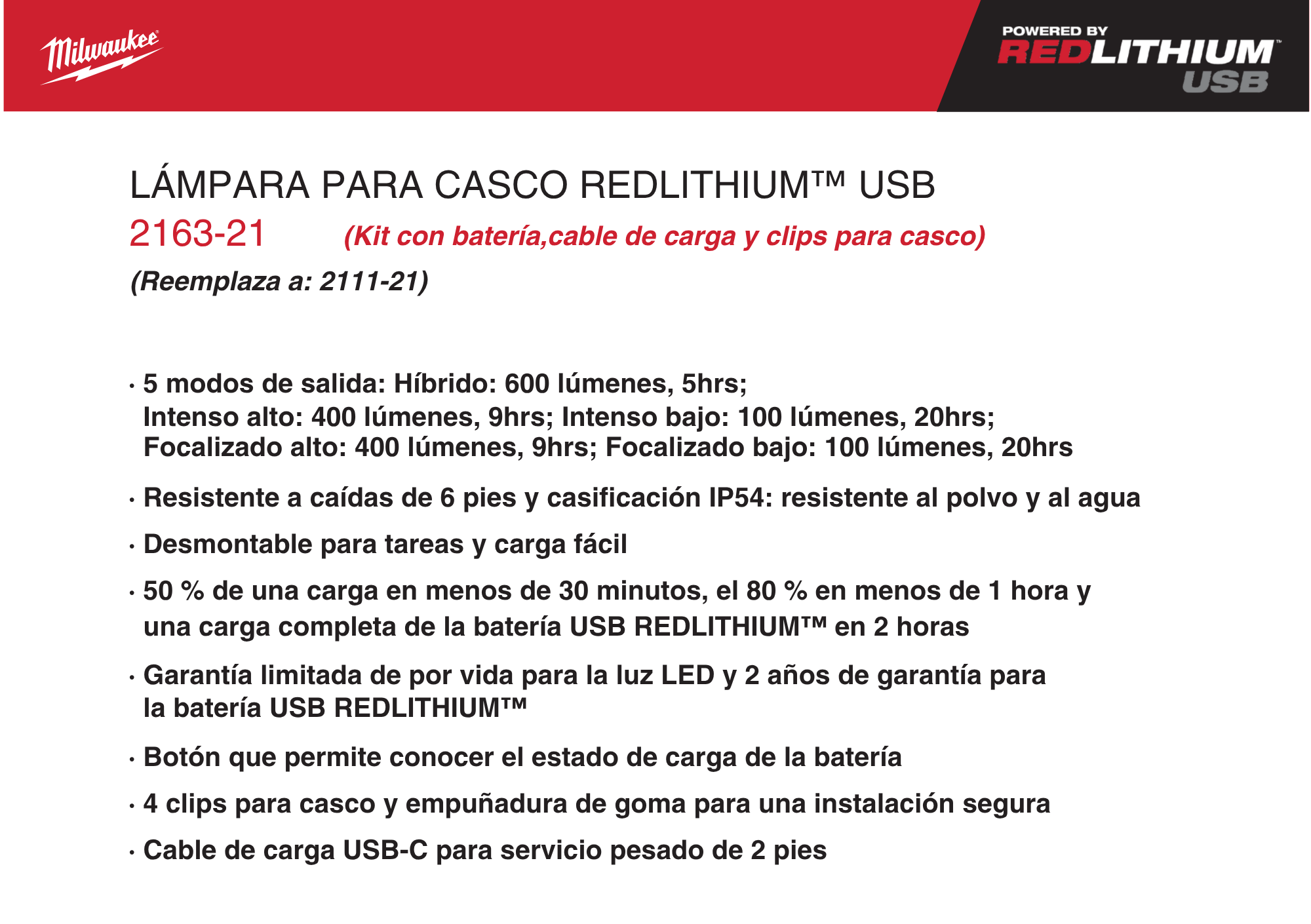 Linterna para casco  2163-21